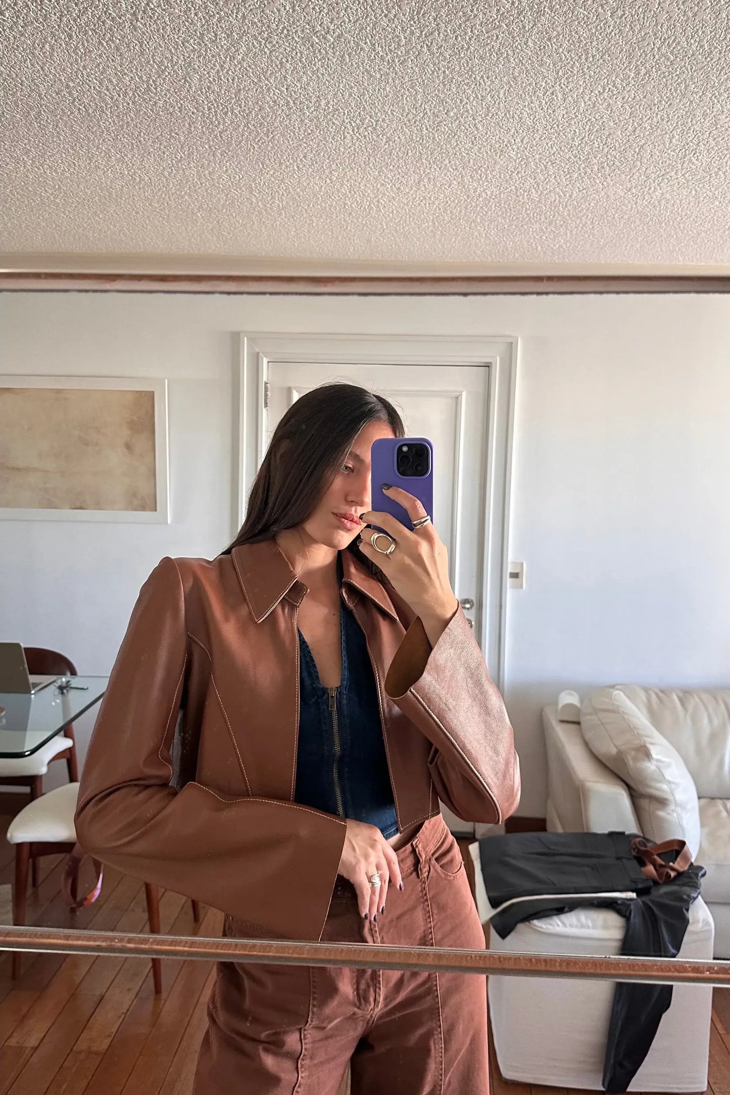 Campera Campana caramelo