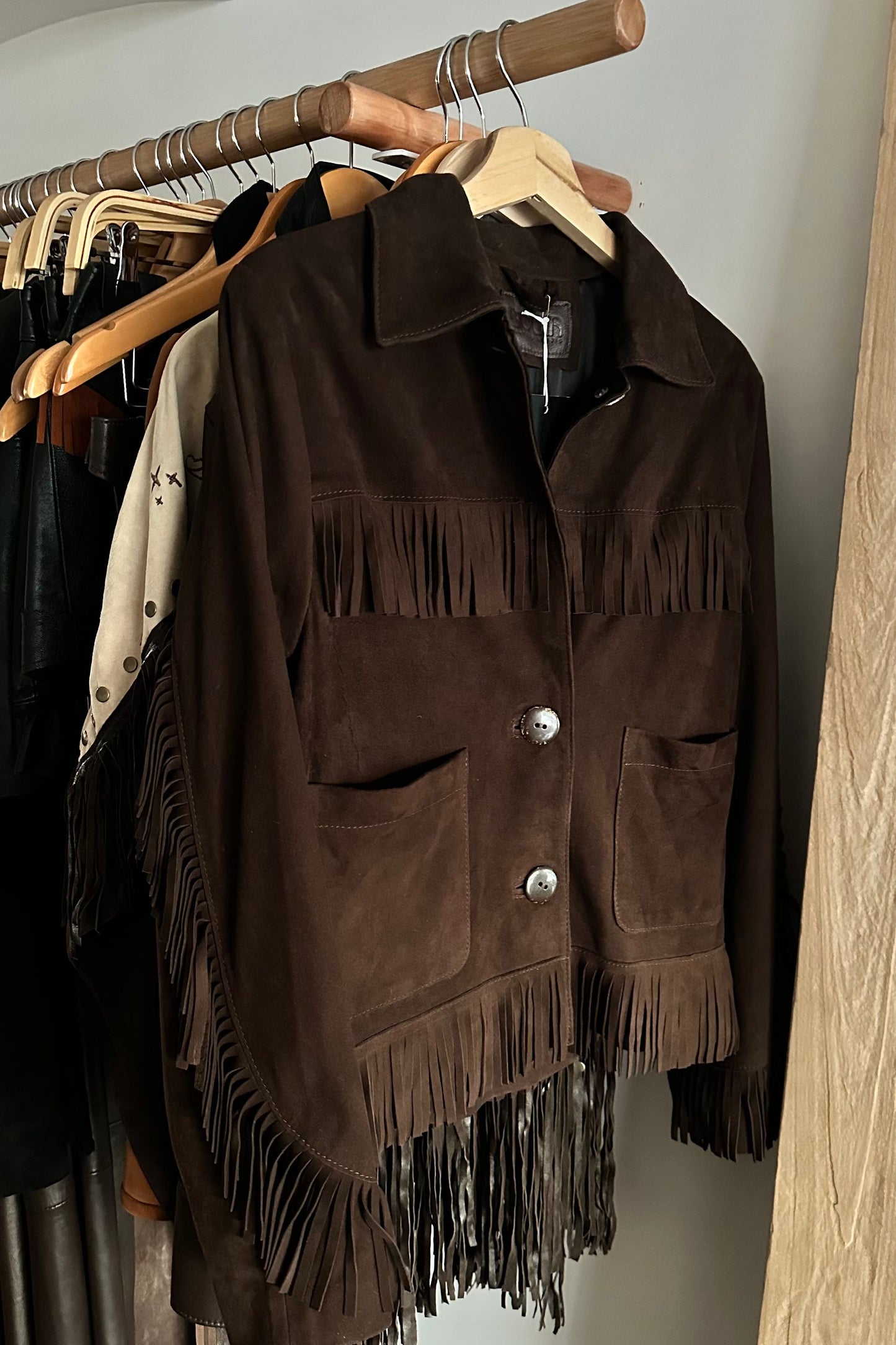 Campera Flip gamuza chocolate