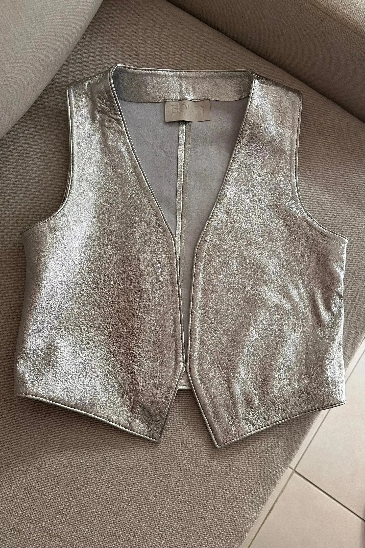 Chaleco Clásico plateado