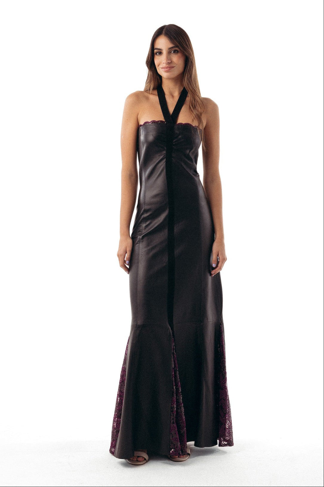 Vestido Noir cuero negro