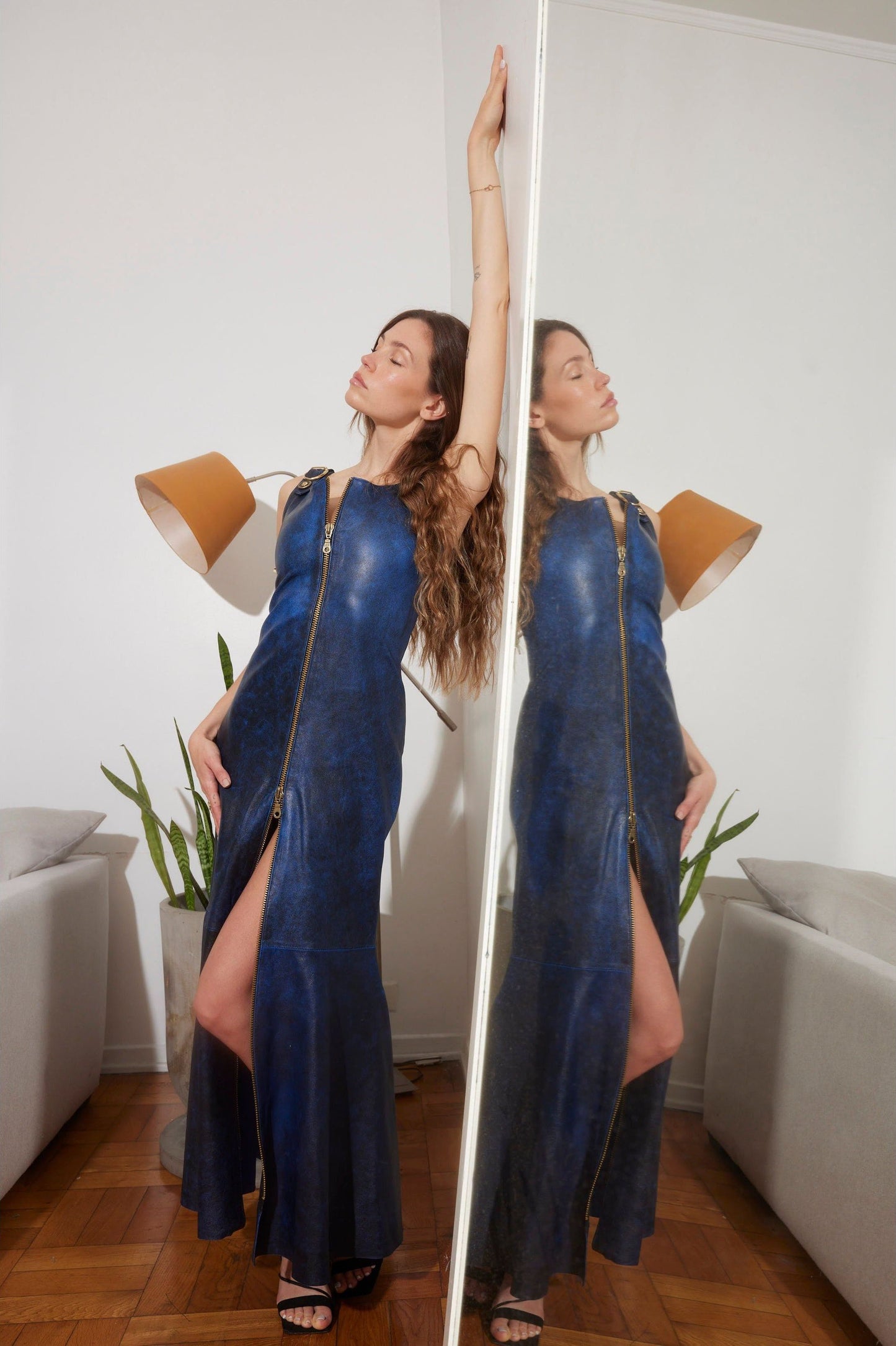 Vestido Male azul noche