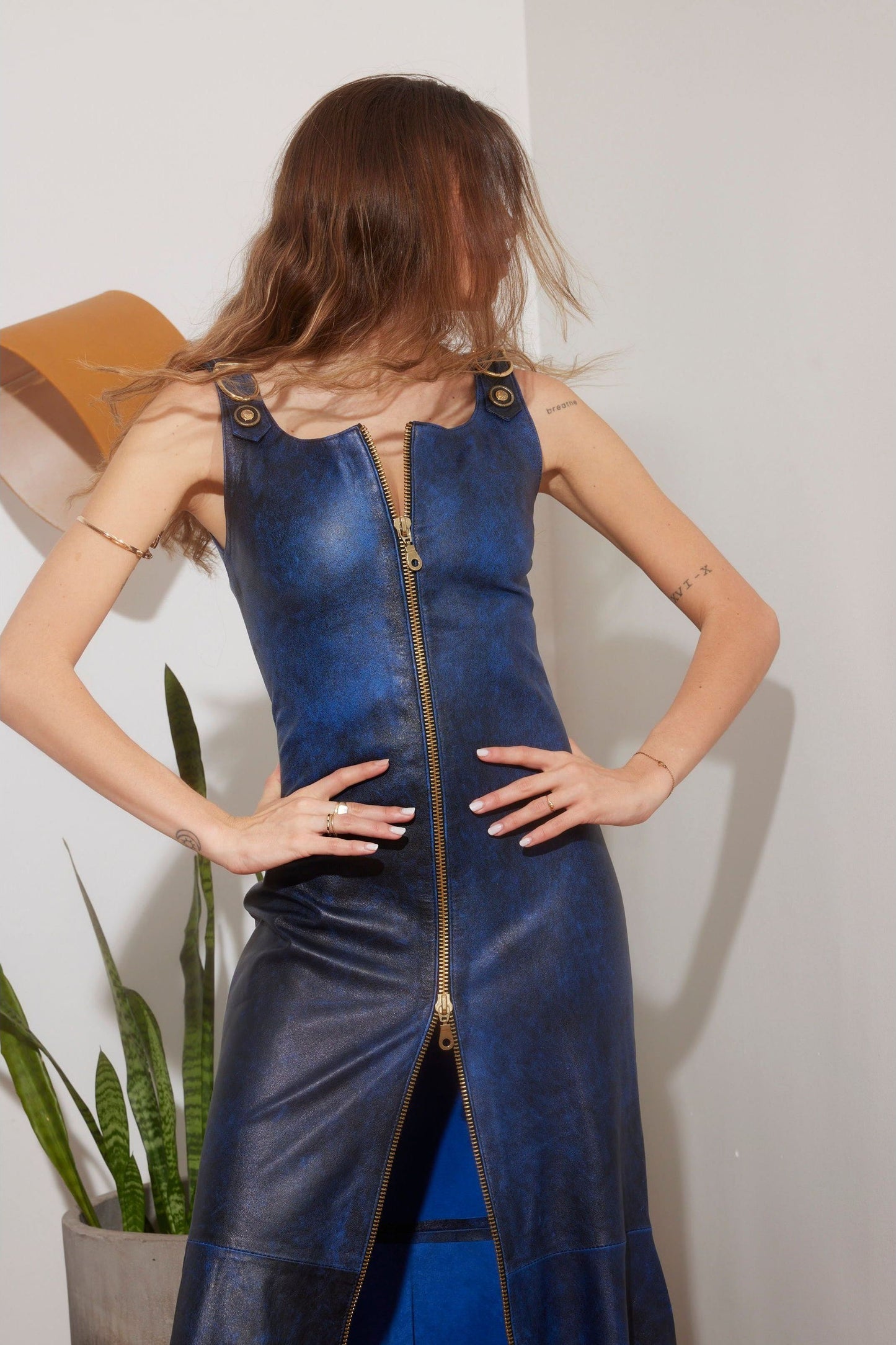 Vestido Male azul noche