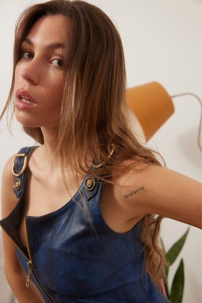 Vestido Male azul noche