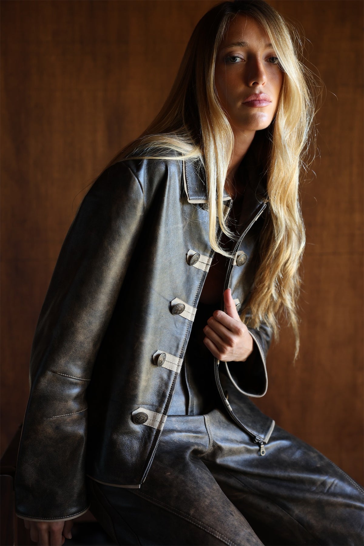 Campera Marquise cuero