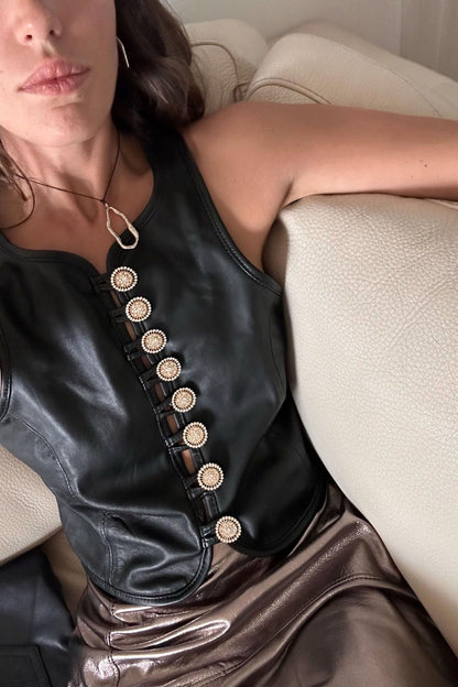 Chaleco Andorra negro