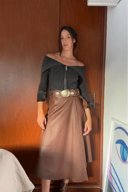 Falda Fall chocolate