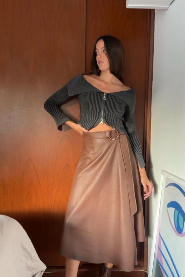 Falda Fall chocolate