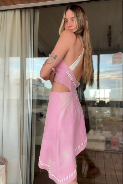 Vestido Andre rosa