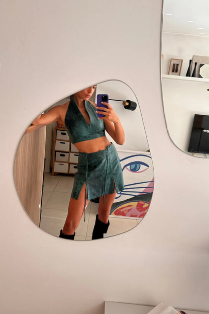 Falda Fragmentos vintage océano