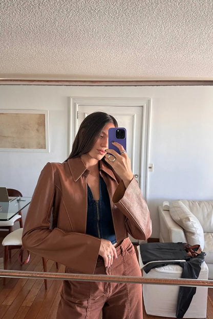 Campera Campana caramelo