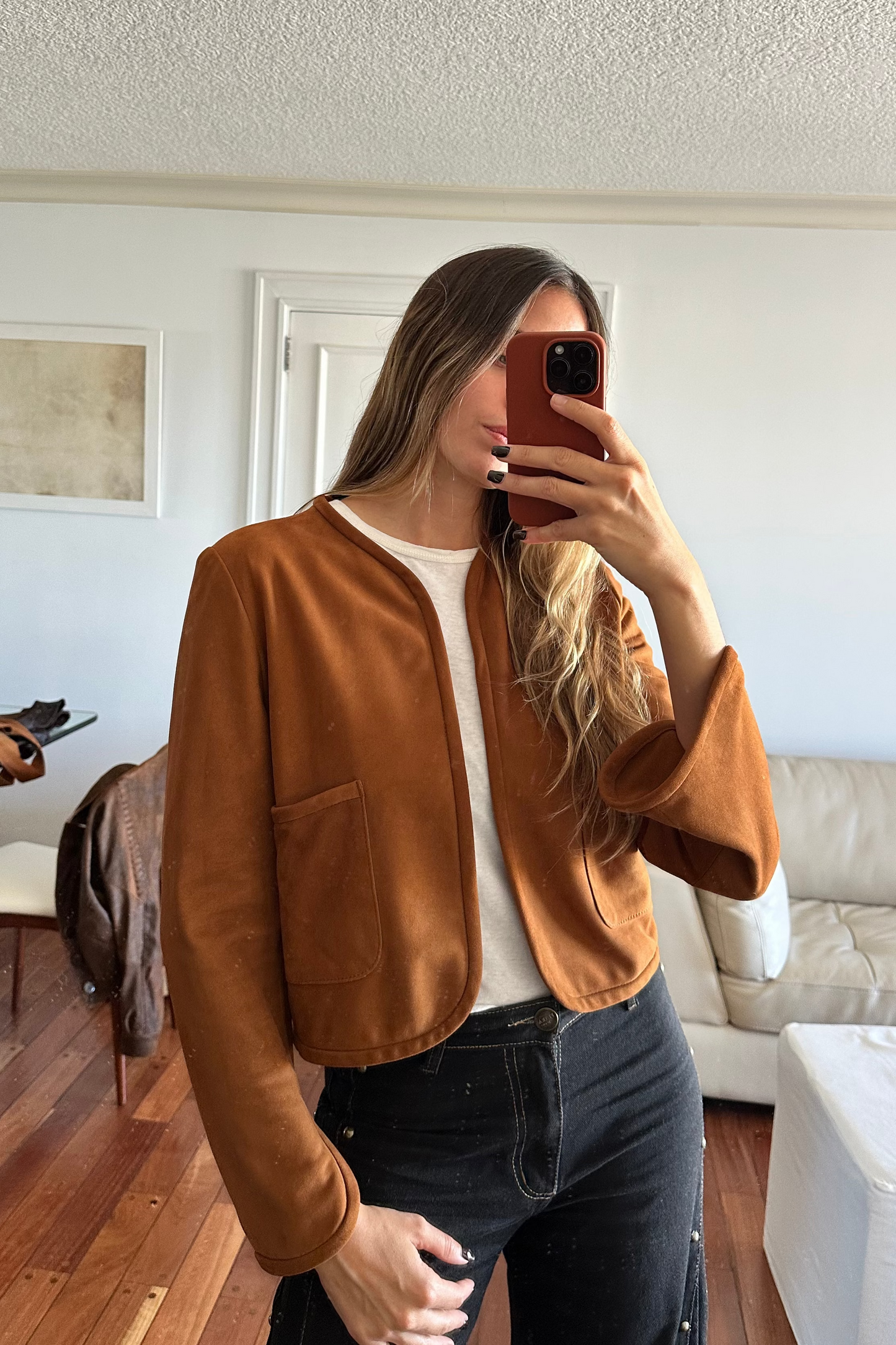 Camisa Round gamuza