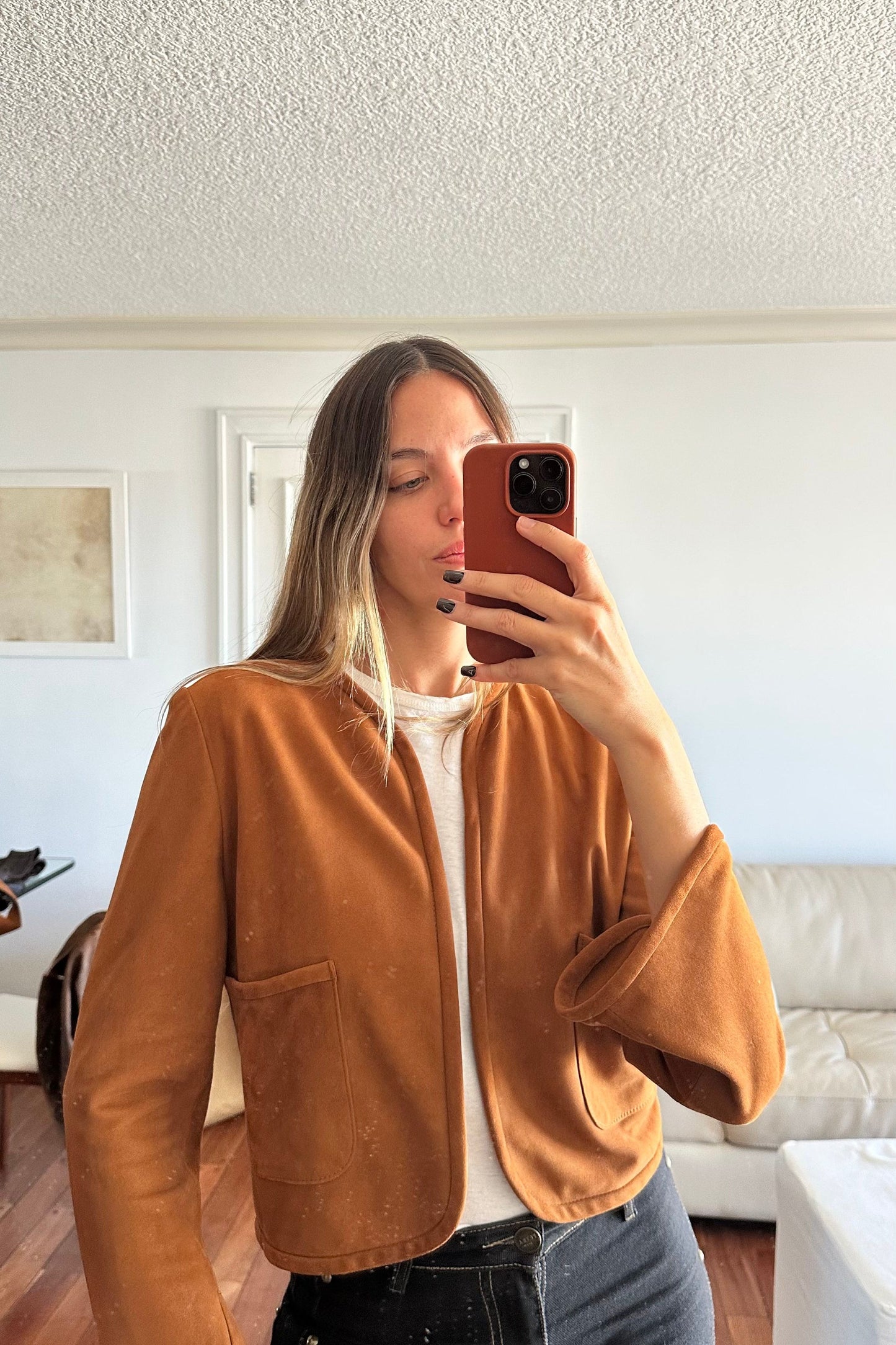 Camisa Round gamuza