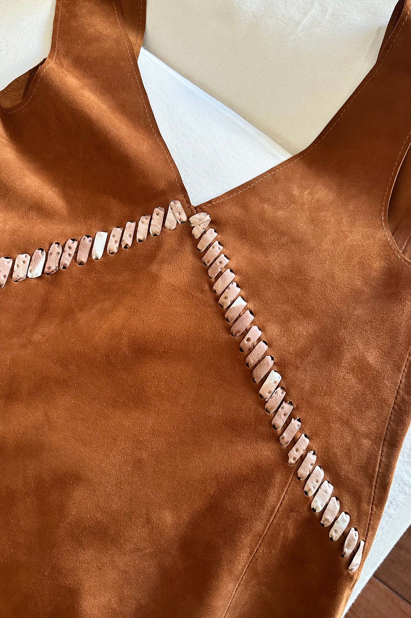 Vestido Formas gamuza
