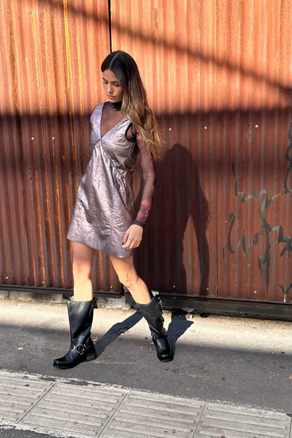 Vestido Formas platino