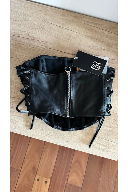 Top Corset negro