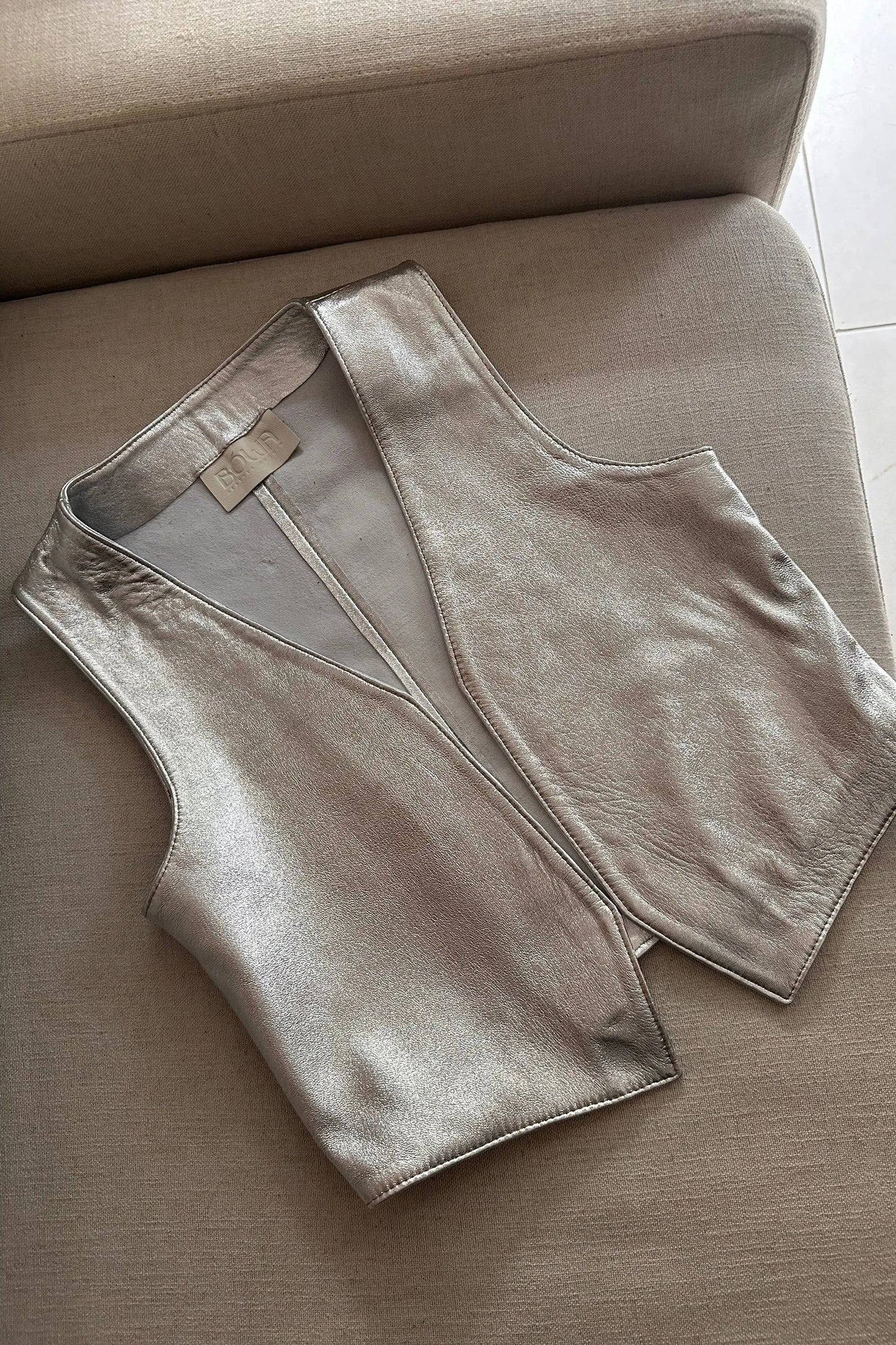 Chaleco Clásico plateado