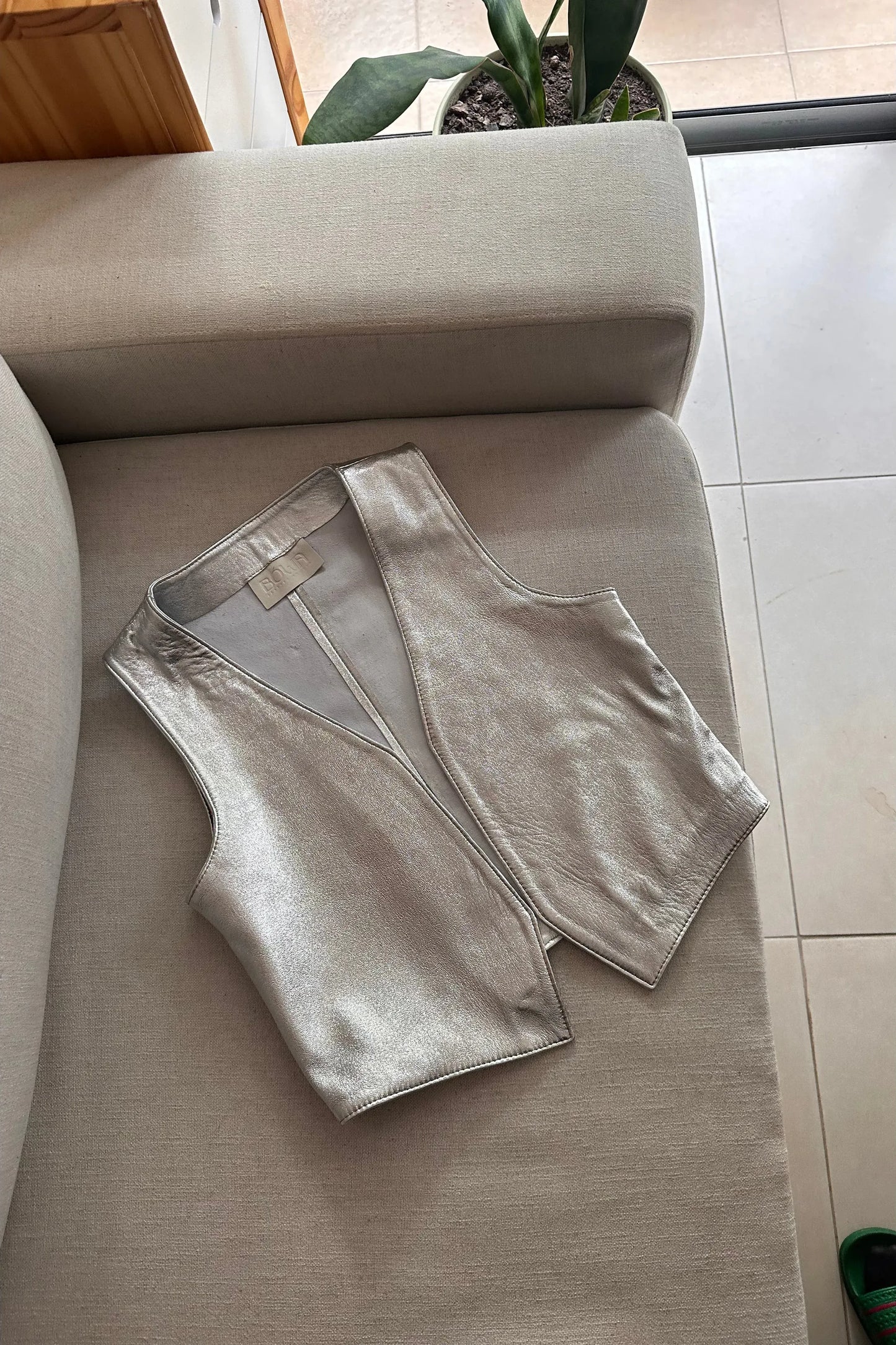 Chaleco Clásico plateado