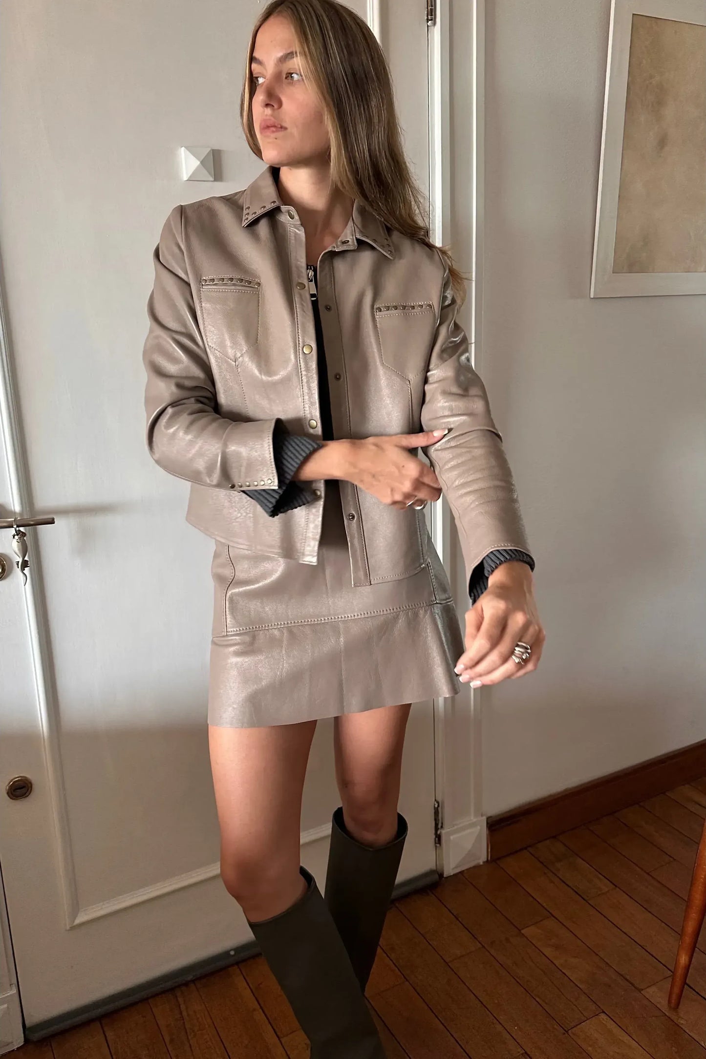 Camisa simple visón