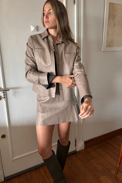 Camisa simple visón