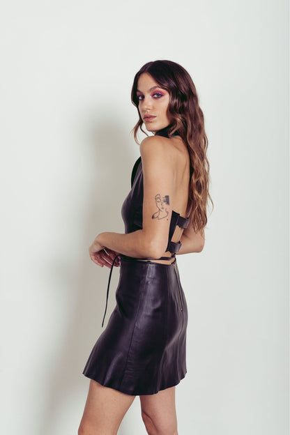 Falda Fragmentos negra