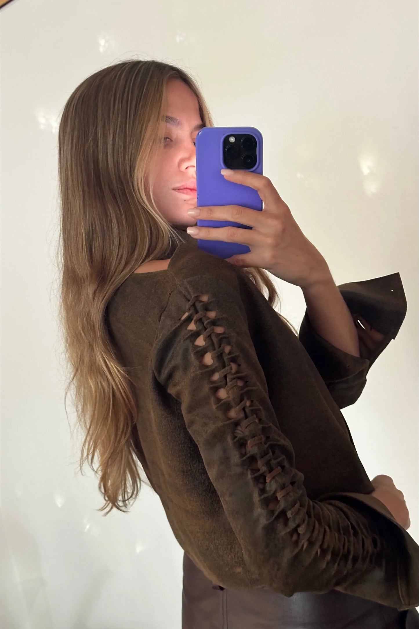 Camisa Fun vintage brown