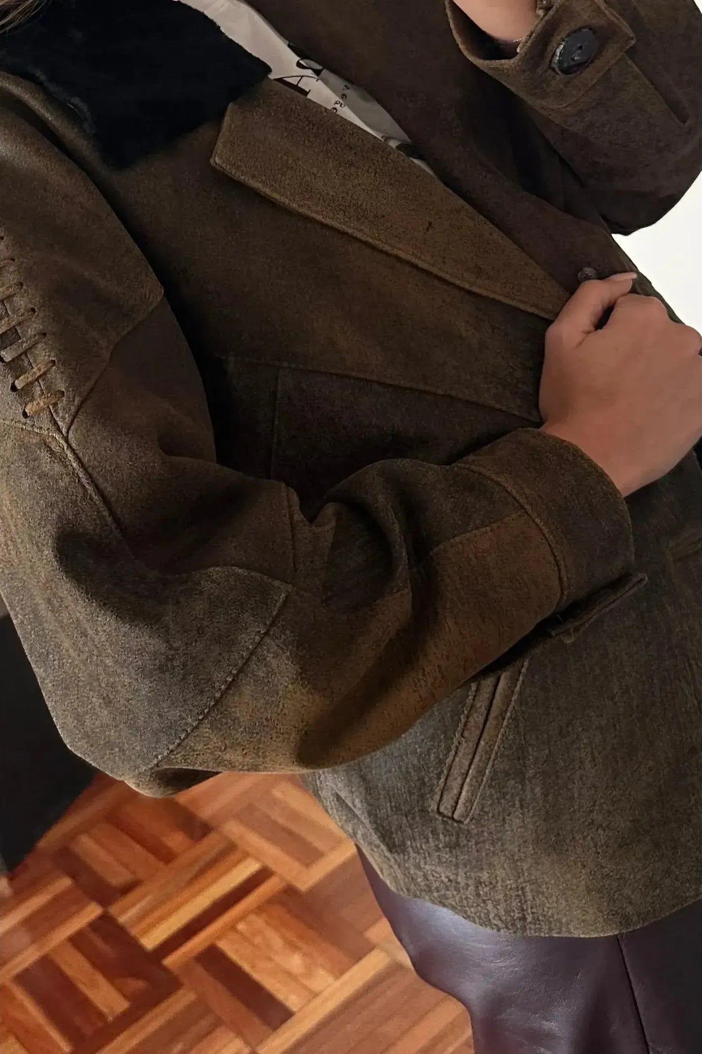 New Bomber vintage brown