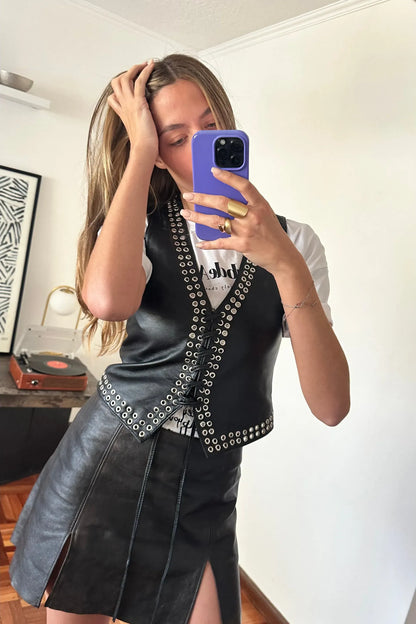 Falda Fragmentos vintage brown