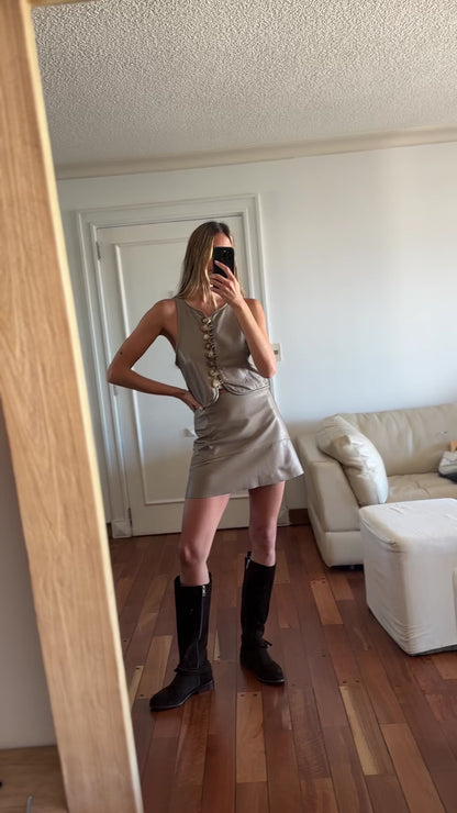 Chaleco Andorra vison