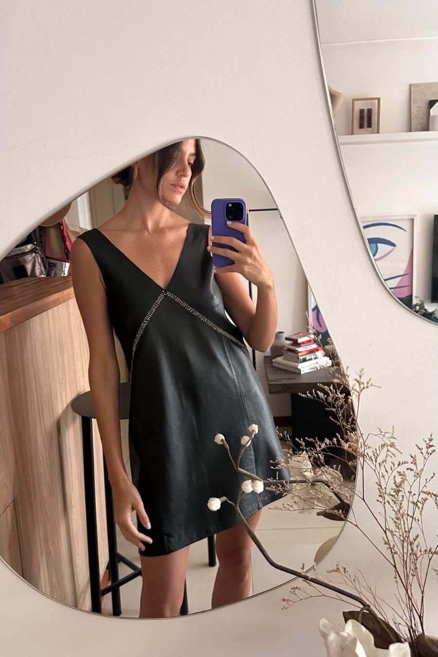 Vestido Formas negro