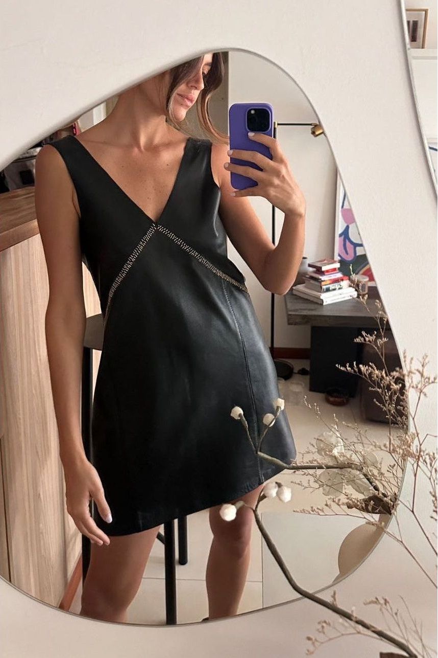 Vestido Formas negro